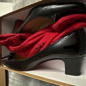 Christian Louboutin Olydia flat patent/ calf shoes